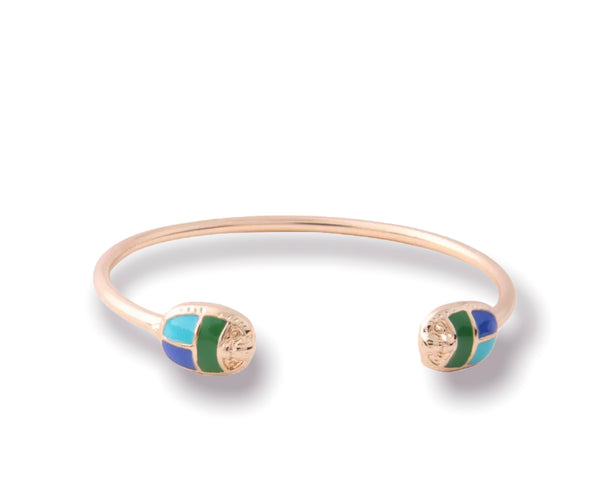 Bracciale regolabile Scarabeo rigido