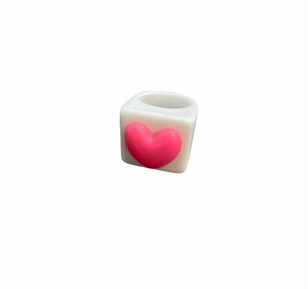 Anello resina cuore l’anello sceglie dove andare