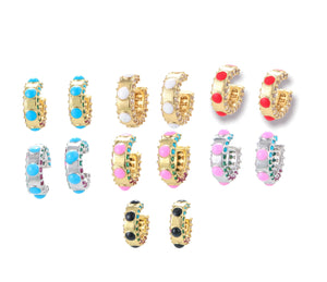Mono earcuff smaltature