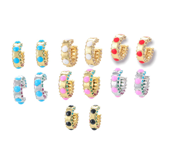 Mono earcuff smaltature
