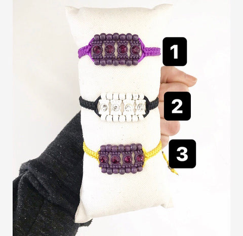 Bracciale regolabile shambala