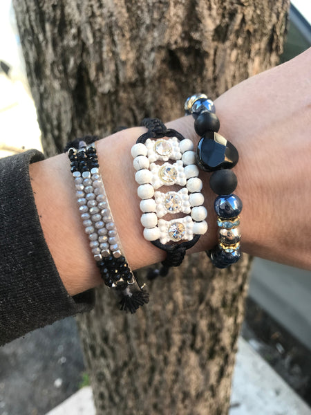 Bracciale regolabile shambala