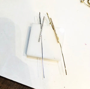 Earcuff ago lungo zirconi earwrapclaver earwrap
