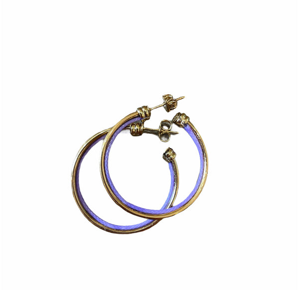Mono Orecchino Wire  Hoops botteguccia 3 cm