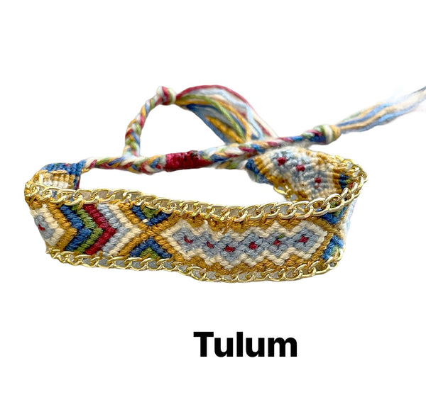 Bracciale cavigliera friendship con catena groumette