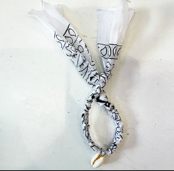 Bracciale cavigliera bandana treccia