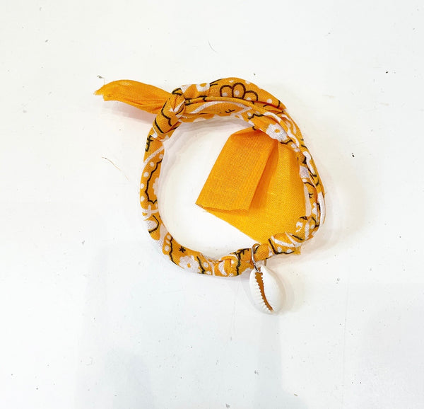 Cavigliera bracciale bandana e conchiglia