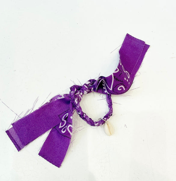 Bracciale cavigliera bandana treccia