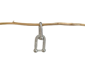 Mono orecchino catena  Chain diamantata