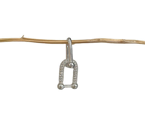 Mono orecchino catena  Chain diamantata