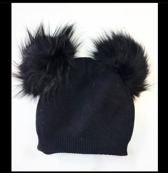 Cappello doppio Ponpon