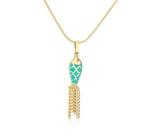Collana pesciolino portafortuna carpa koi vari colori