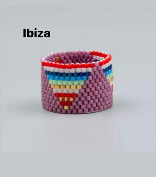 Anello perline miuky vari colori