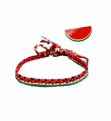 Bracciale cavigliera friendship watermelon