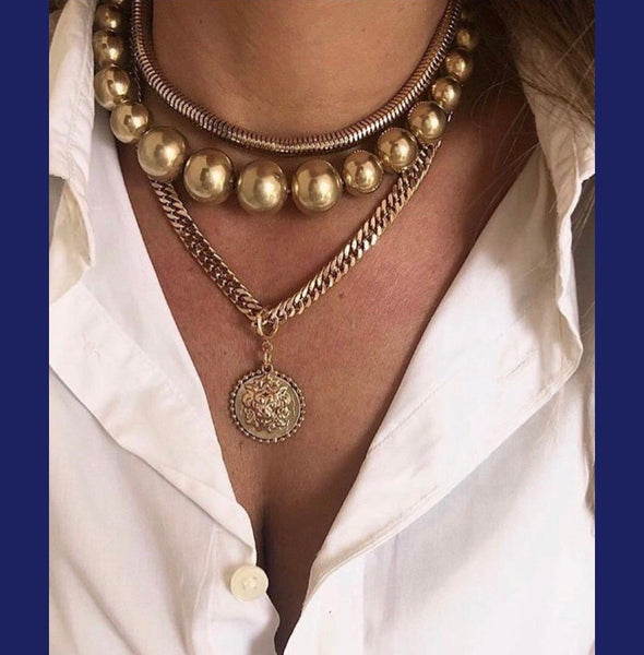 Collana bubbles maxi sfere Botteguccia