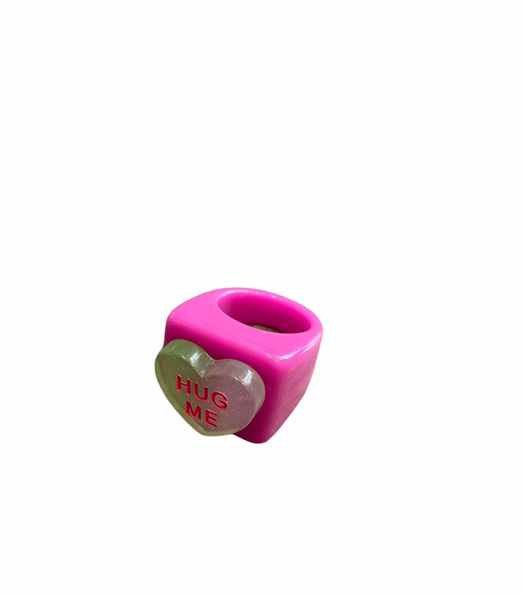 Anello resina cuore hug me l’anello sceglie dove andare
