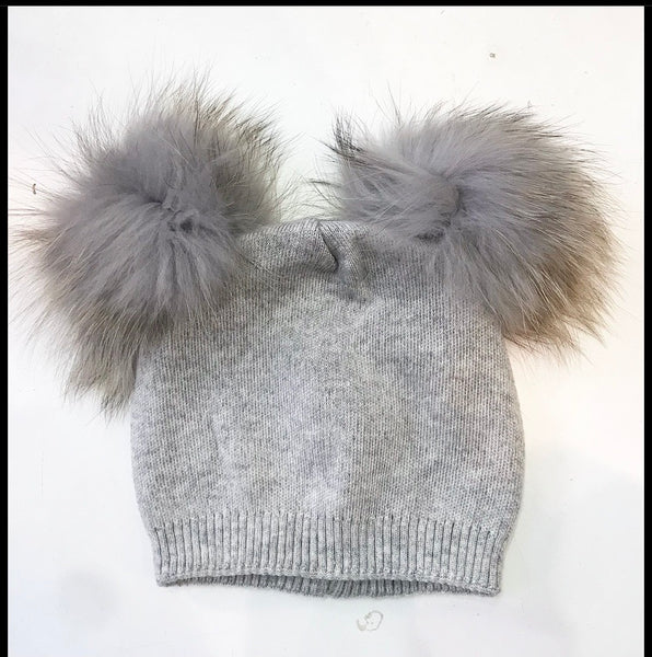 Cappello doppio Ponpon