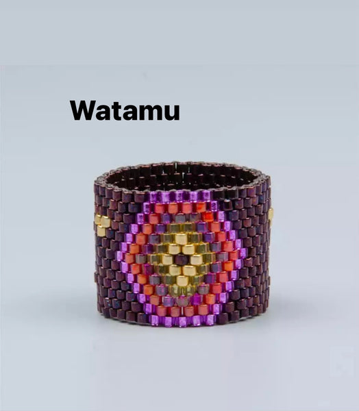 Anello perline miuky vari colori