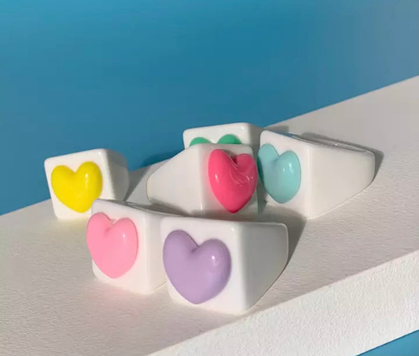 Anello resina cuore l’anello sceglie dove andare