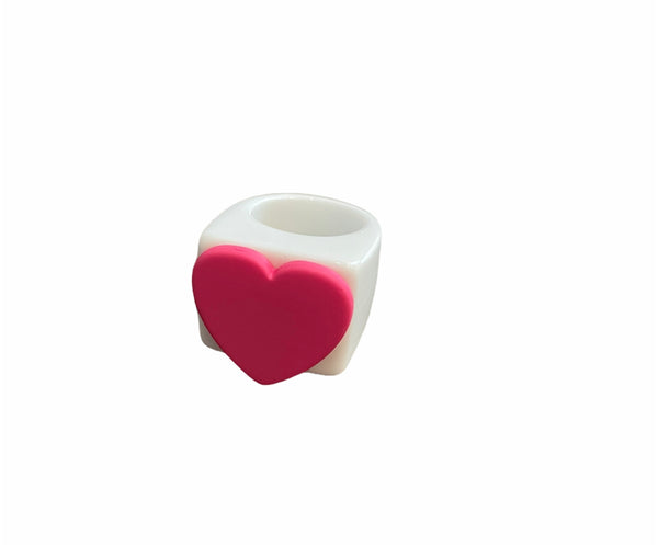 Anello resina cuore l’anello sceglie dove andare