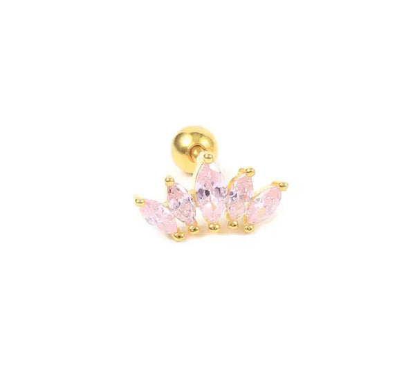 Mono piercing orecchino argento 925