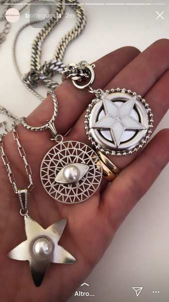 Collana Botteguccia Olivia con occhio