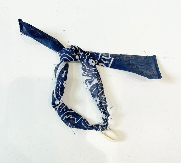 Cavigliera bracciale bandana e conchiglia