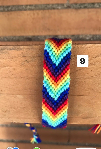 Bracciale  cavigliera filo colorato friendship handmade